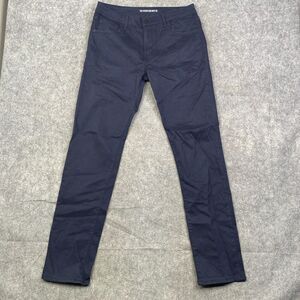 Rising Sun & Co Slim Fit Navy Blue Chinos 32x33 Stretch Soft Performance Preppy